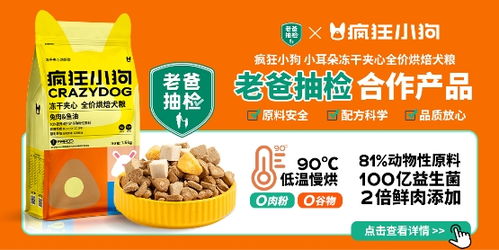 瘋狂小狗夾心糧 引領(lǐng)狗糧市場的新潮流寵物食品
